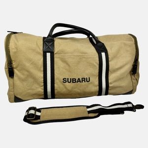 Subaru Herschel Supply Co. Duffle Bag Canvas Retro Style 20x11x11" WRX Outback